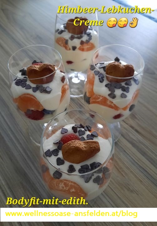 Himbeer-Lebkuchen-Creme Himbeer-Lebkuchen-Creme